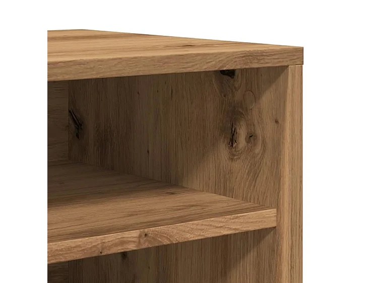 Armoire à chaussures chêne artisanal bois d'ingénierie