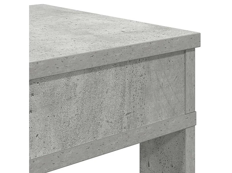 Étagère à chaussures gris béton 60x30x98 bois d'ingénierie