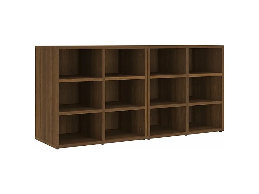 Armoires à chaussures 2 pcs Chêne marron 52,5x30x50