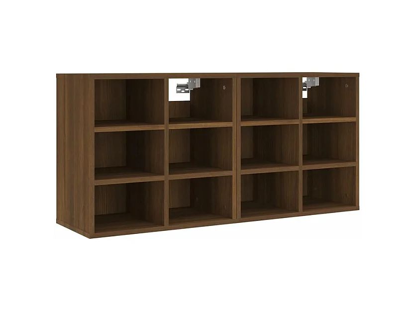 Armoires à chaussures 2 pcs Chêne marron 52,5x30x50