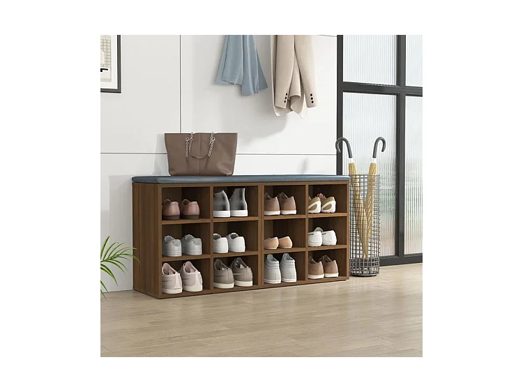 Armoires à chaussures 2 pcs Chêne marron 52,5x30x50