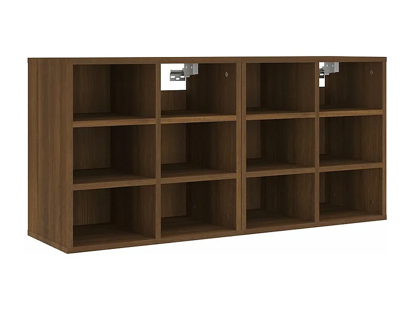 Armoires à chaussures 2 pcs Chêne marron 52,5x30x50