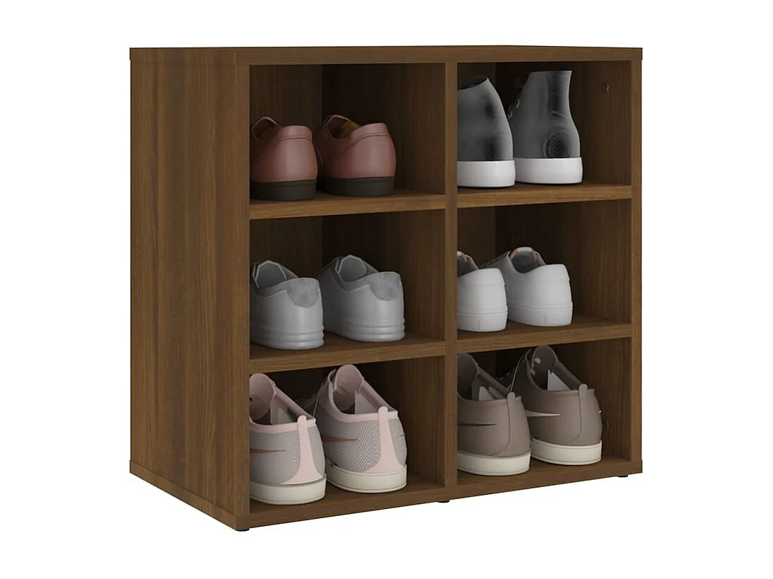 Armoires à chaussures 2 pcs Chêne marron 52,5x30x50