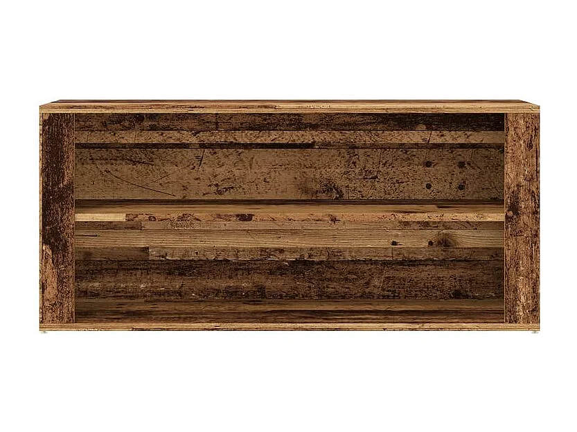 Banc à chaussures vieux bois 100x35x45 bois d'ingénierie