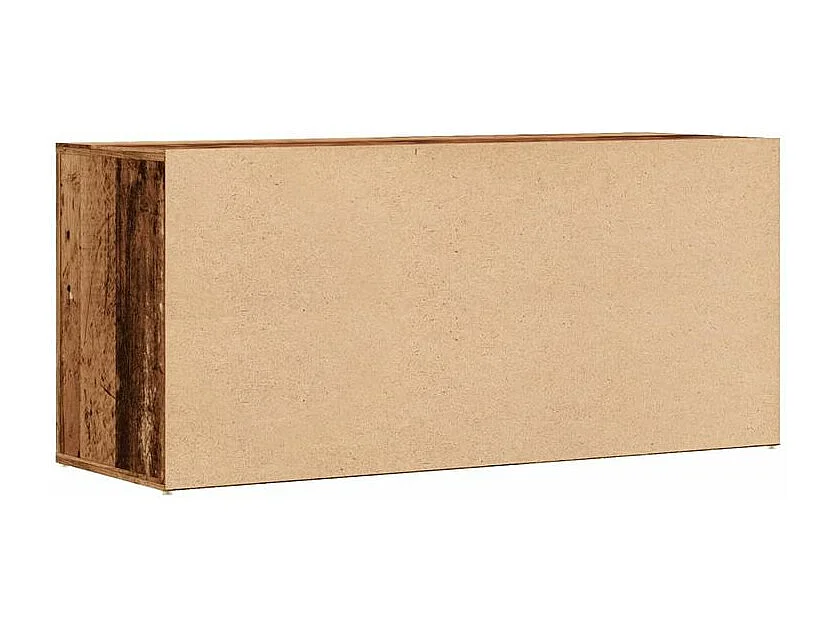 Banc à chaussures vieux bois 100x35x45 bois d'ingénierie