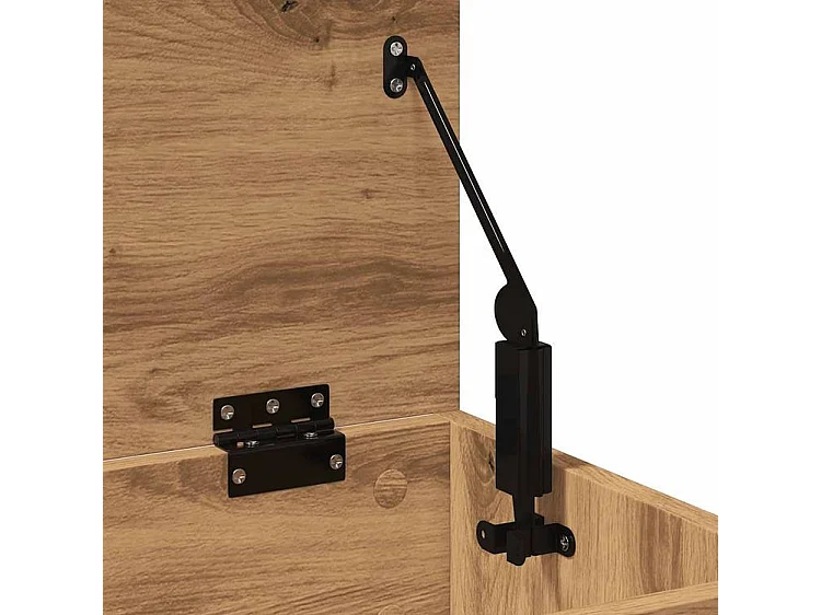 Banc à chaussures en bois Borka L 60 x H 45cm - Compact et Pratique-Couleur Marron clair