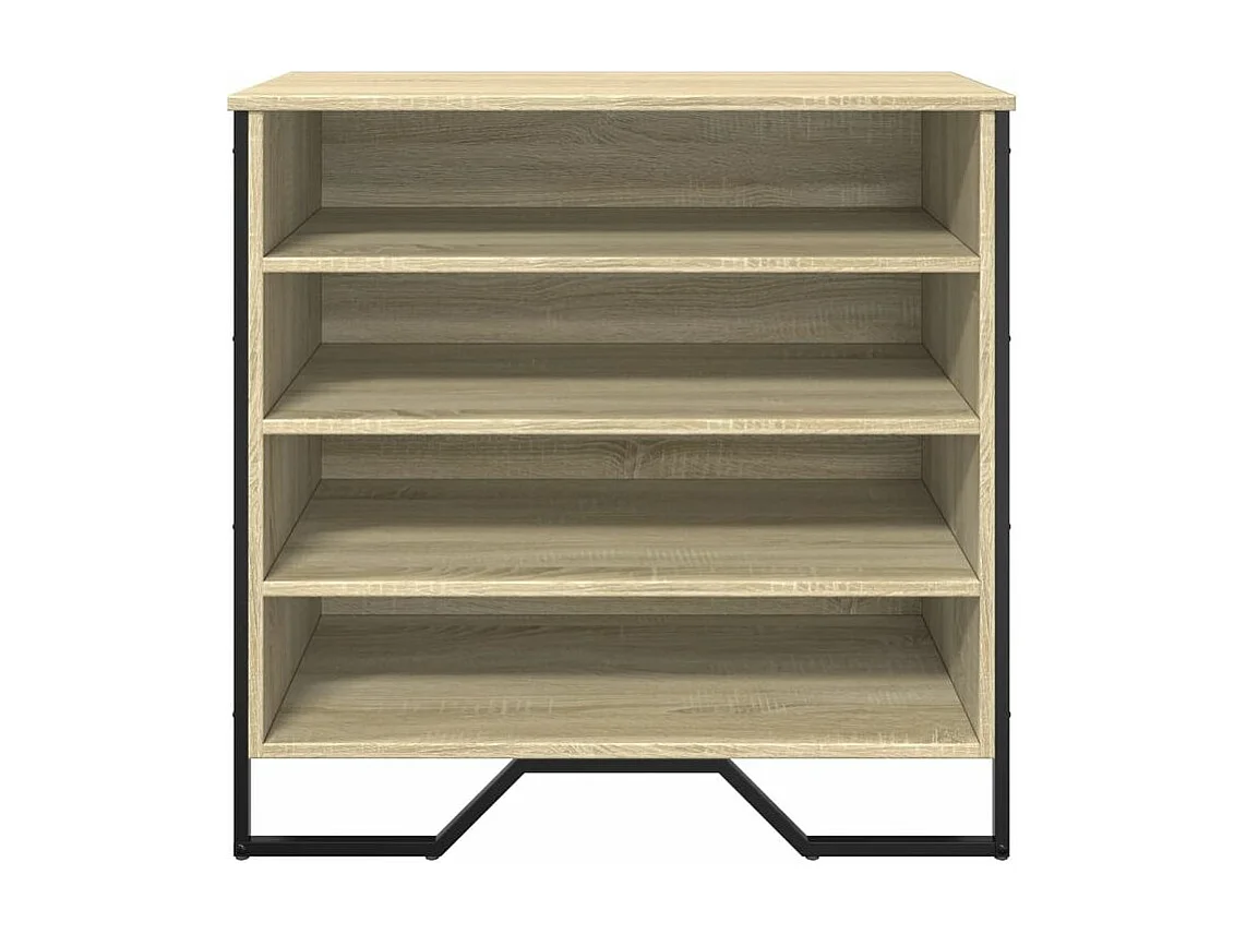 Armoire à chaussures chêne sonoma 80x38x78 bois d'ingénierie