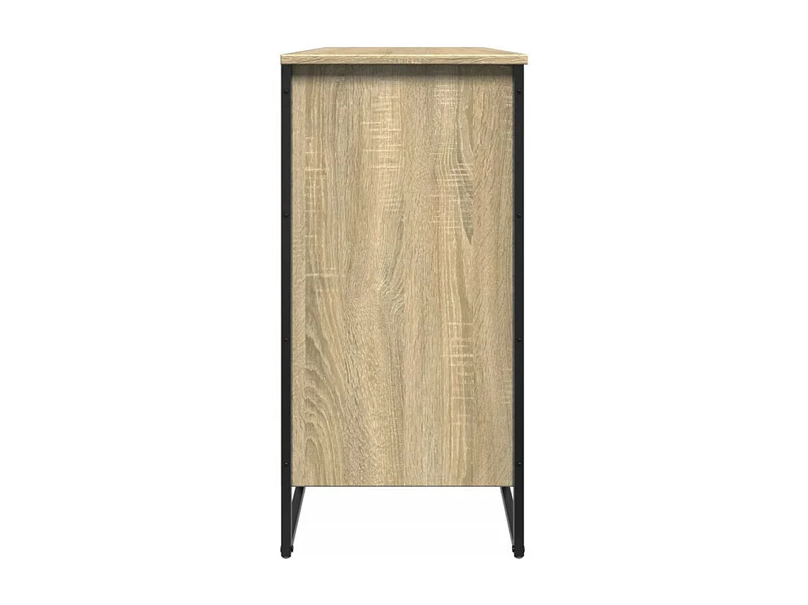 Armoire à chaussures chêne sonoma 80x38x78 bois d'ingénierie