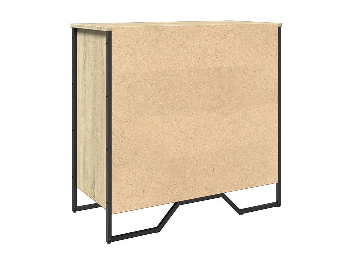 Armoire à chaussures chêne sonoma 80x38x78 bois d'ingénierie