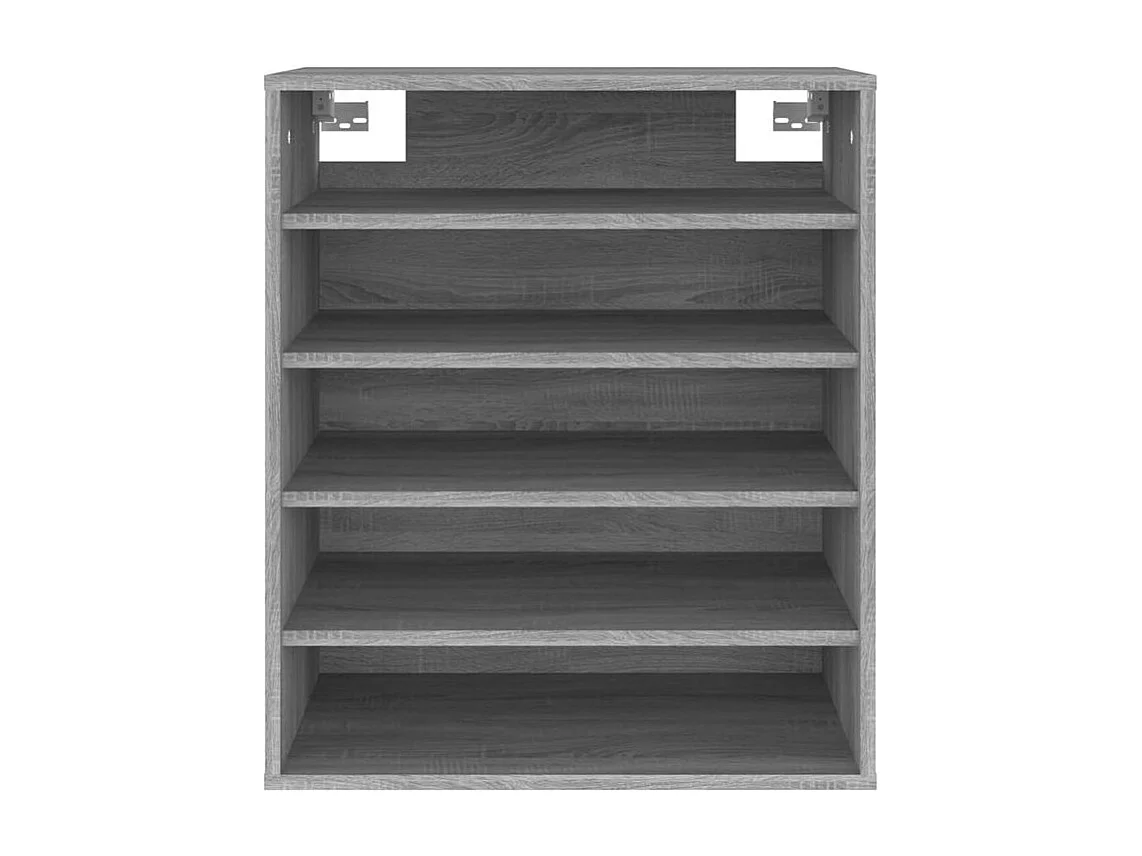Meuble à chaussures Sonoma gris 60x35x70 Bois d'ingénierie