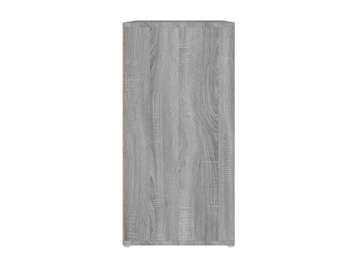 Meuble à chaussures Sonoma gris 60x35x70 Bois d'ingénierie