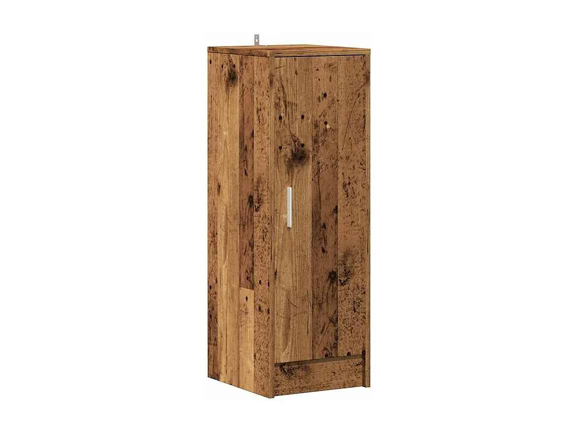 Armoire à chaussures en bois Kompo L32xP35xH92 - Sobre et discréte-Couleur Marron noisette