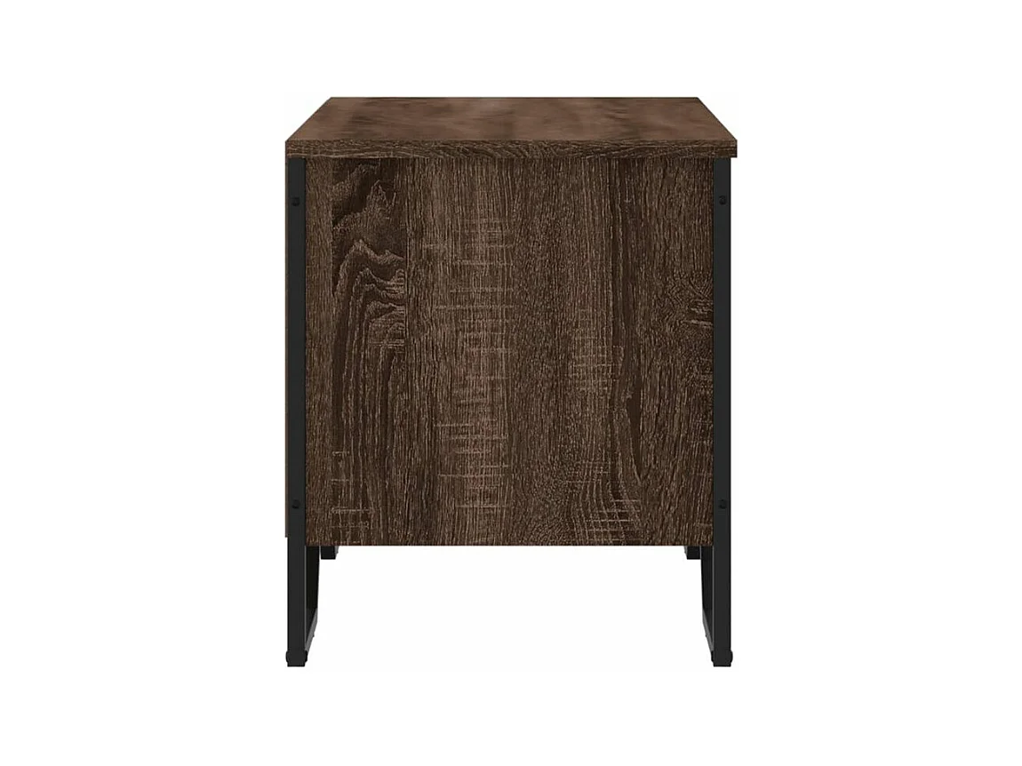 Armoire à chaussures chêne marron 90x38x45,5 bois ingénierie