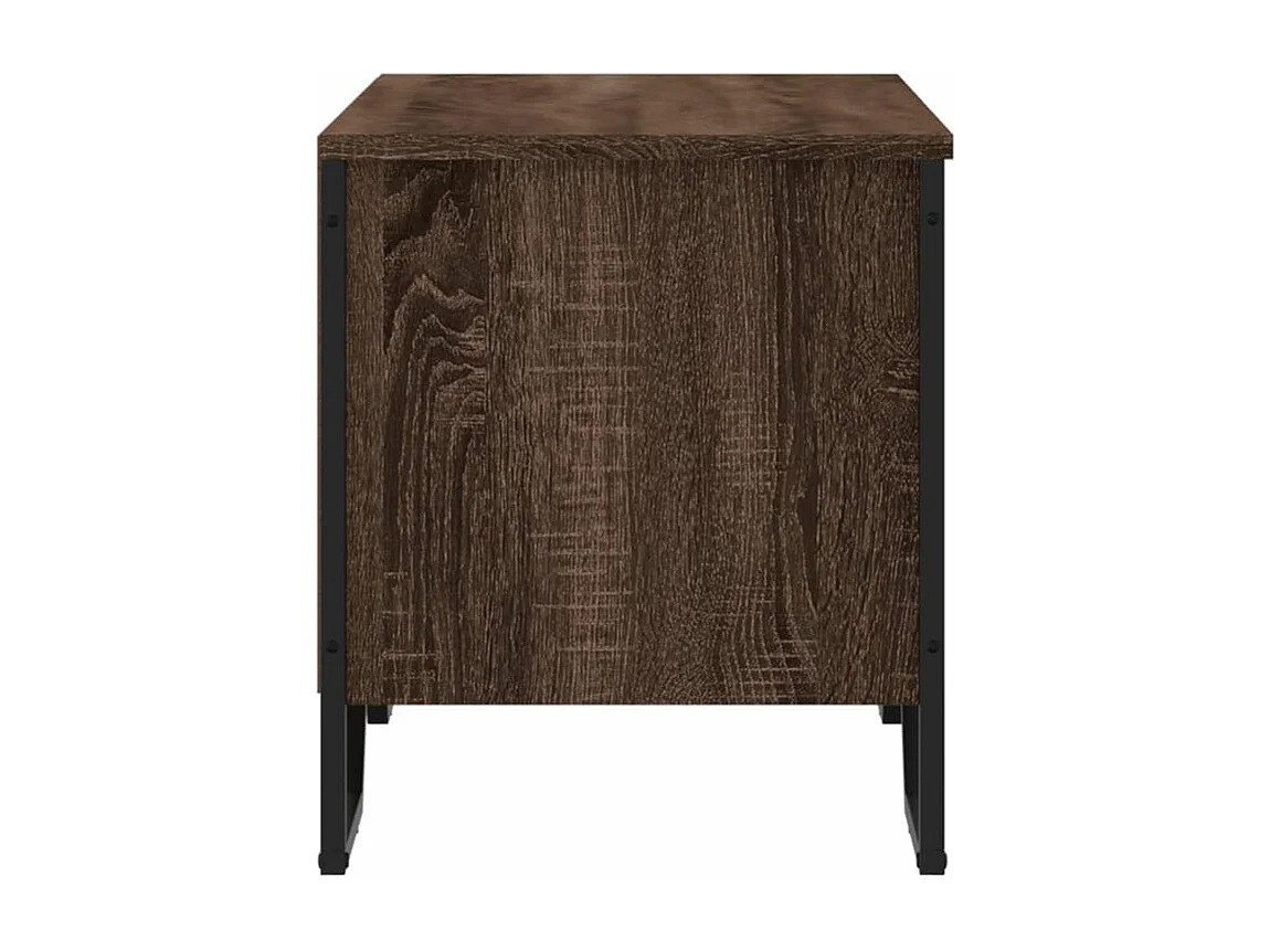 Armoire à chaussures chêne marron 90x38x45,5 bois ingénierie