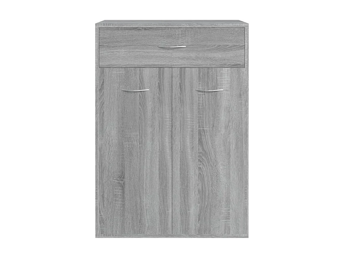 Armoire à chaussures Sonoma gris 60x35x84 Bois d'ingénierie