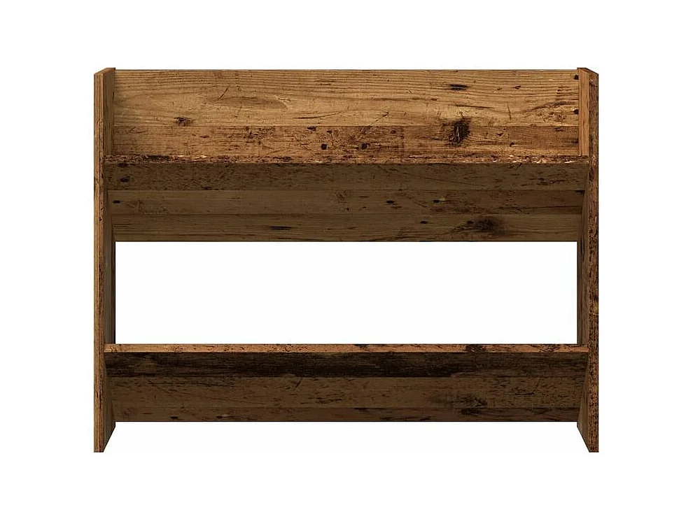 Armoire à chaussures murale en bois kalipé L 80 x H 60 - Option pratique-Couleur Marron fumé