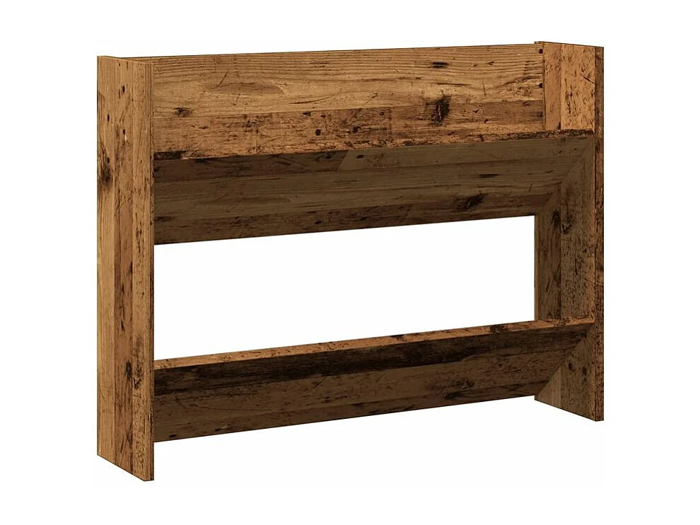 Armoire à chaussures murale en bois kalipé L 80 x H 60 - Option pratique-Couleur Marron fumé