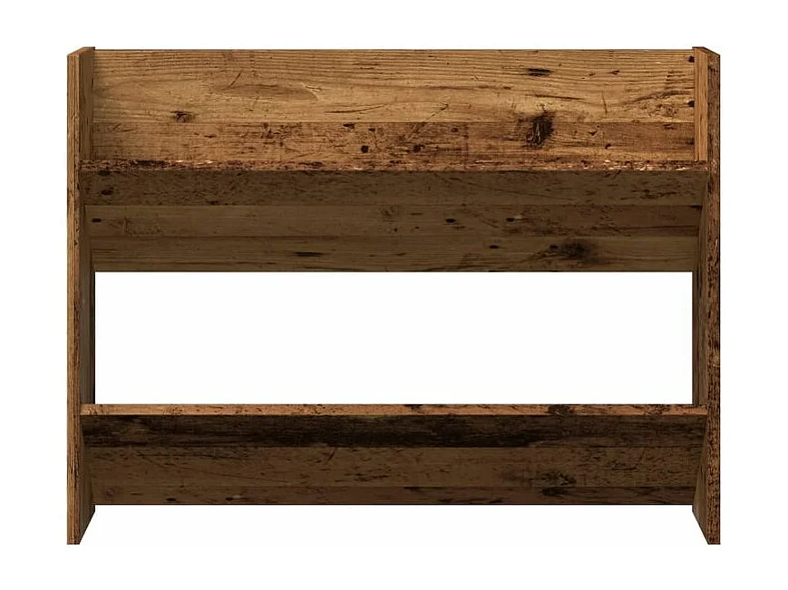 Armoire à chaussures murale en bois kalipé L 80 x H 60 - Option pratique-Couleur Marron fumé