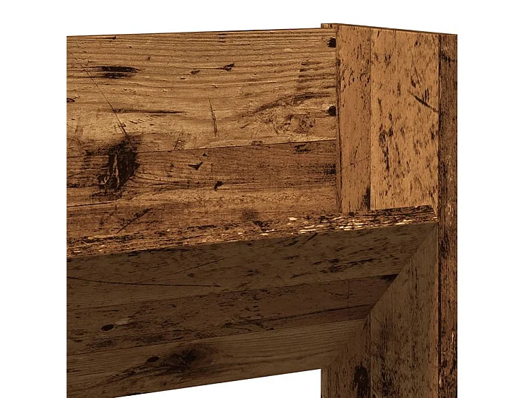 Armoire à chaussures murale en bois kalipé L 80 x H 60 - Option pratique-Couleur Marron fumé