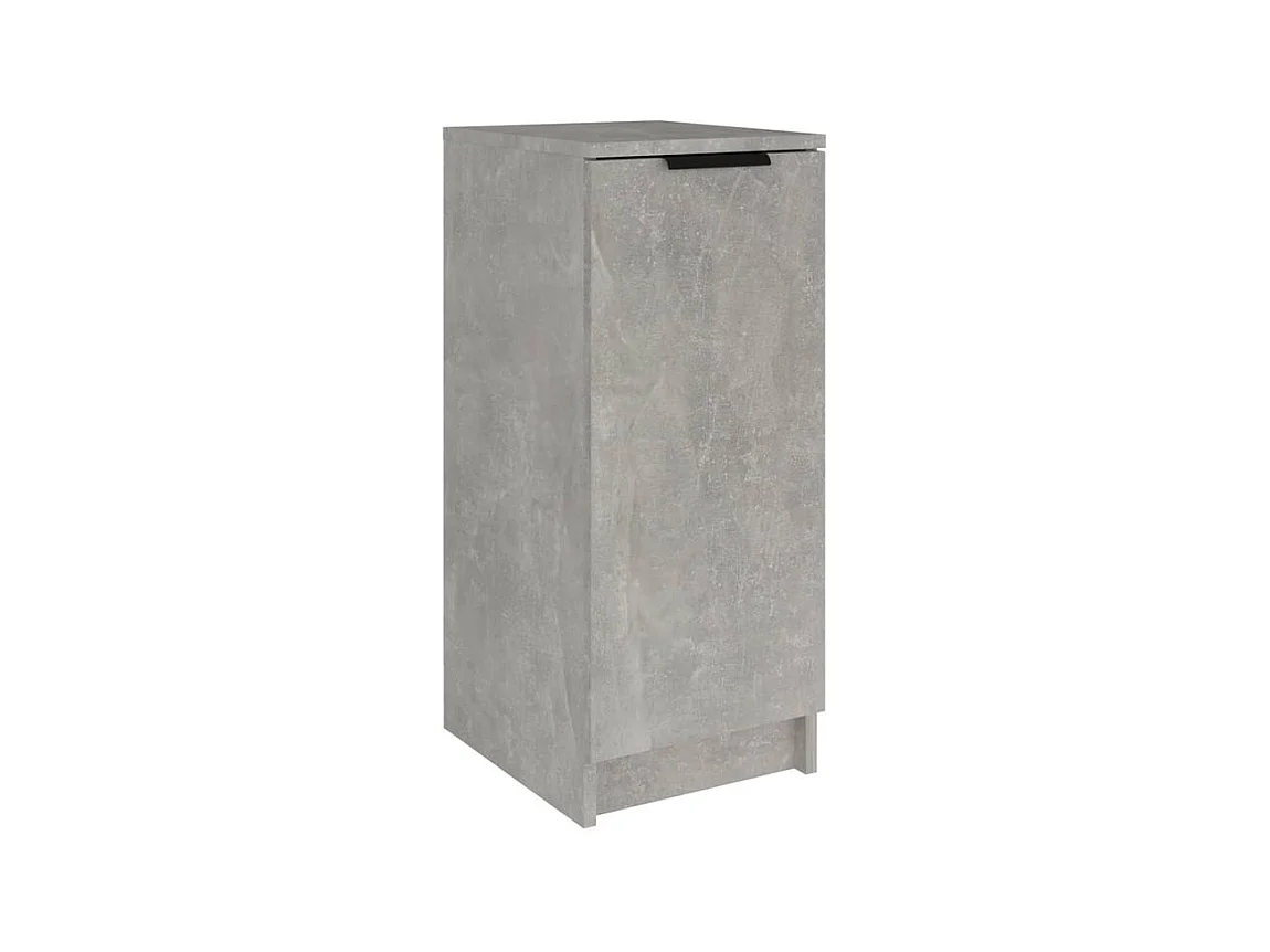 Armoire à chaussures Gris béton 30x35x70 Bois d'ingénierie