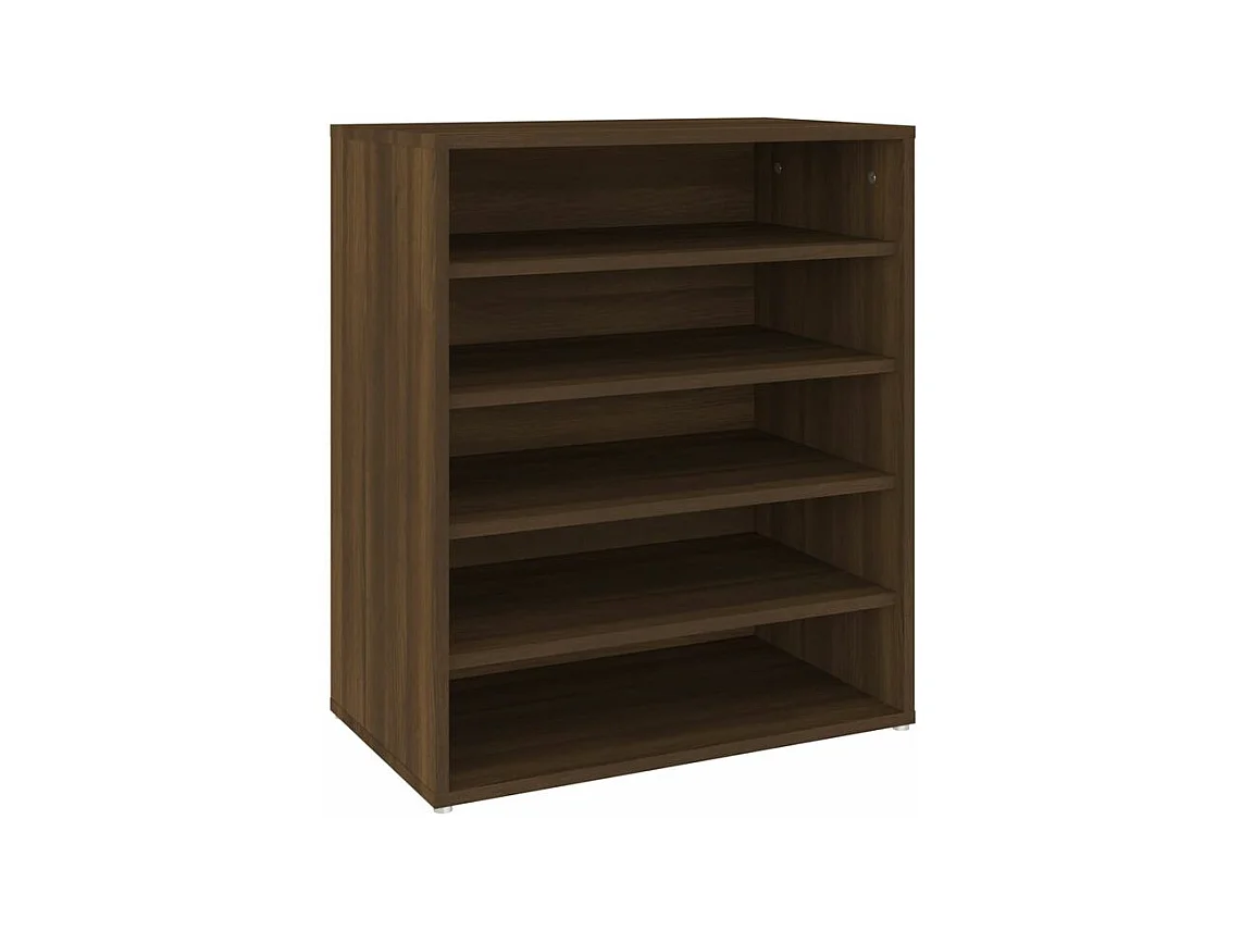Meuble à chaussures Chêne marron 60x35x70 Bois d'ingénierie