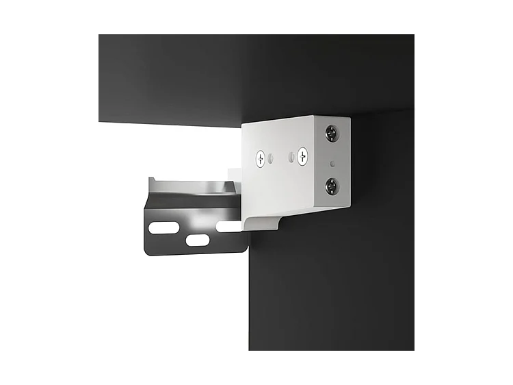 Armoire à chaussures murale Noir 70x35x38 Bois d'ingénierie