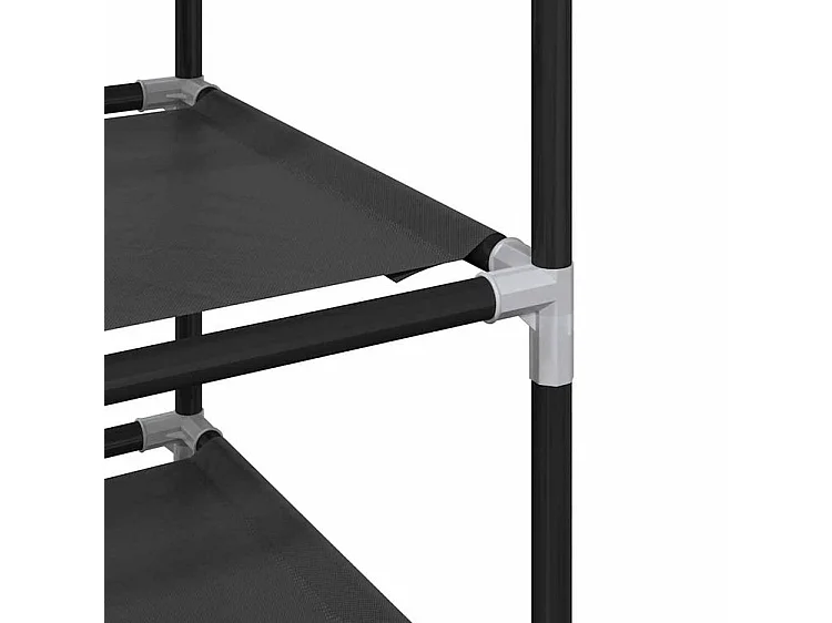 Étagère à chaussures 10 niveaux 44x28x180 tissu non-tissé