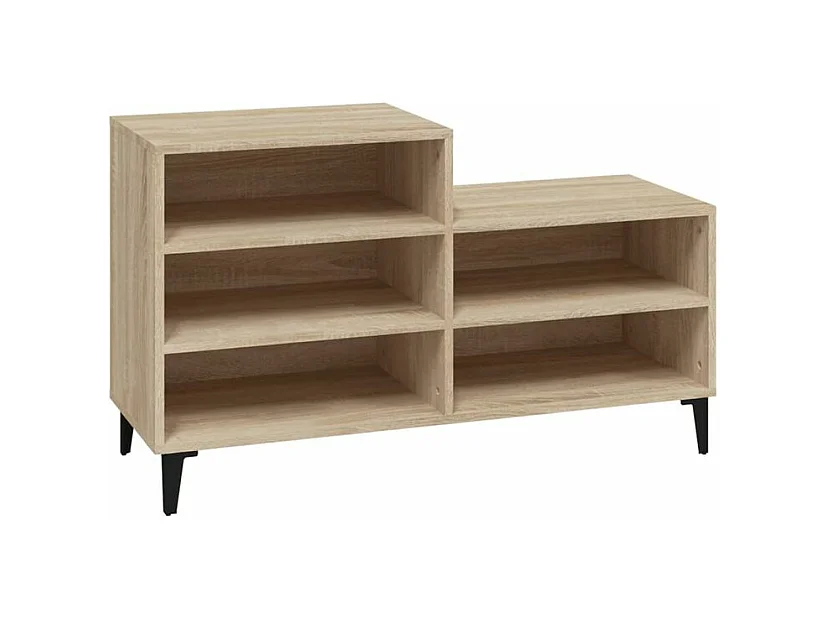 Armoire à chaussures Chêne sonoma 102x36x60 Bois d'ingénierie