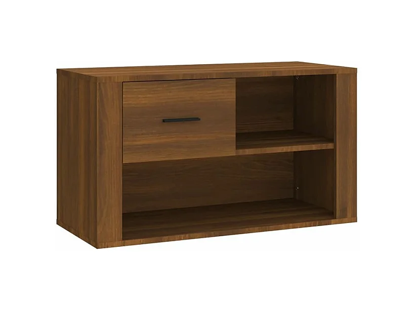 Armoire à chaussures Chêne marron 80x35x45 Bois d'ingénierie