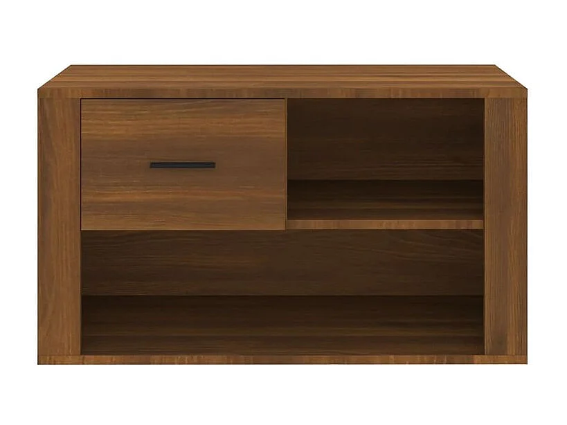 Armoire à chaussures Chêne marron 80x35x45 Bois d'ingénierie