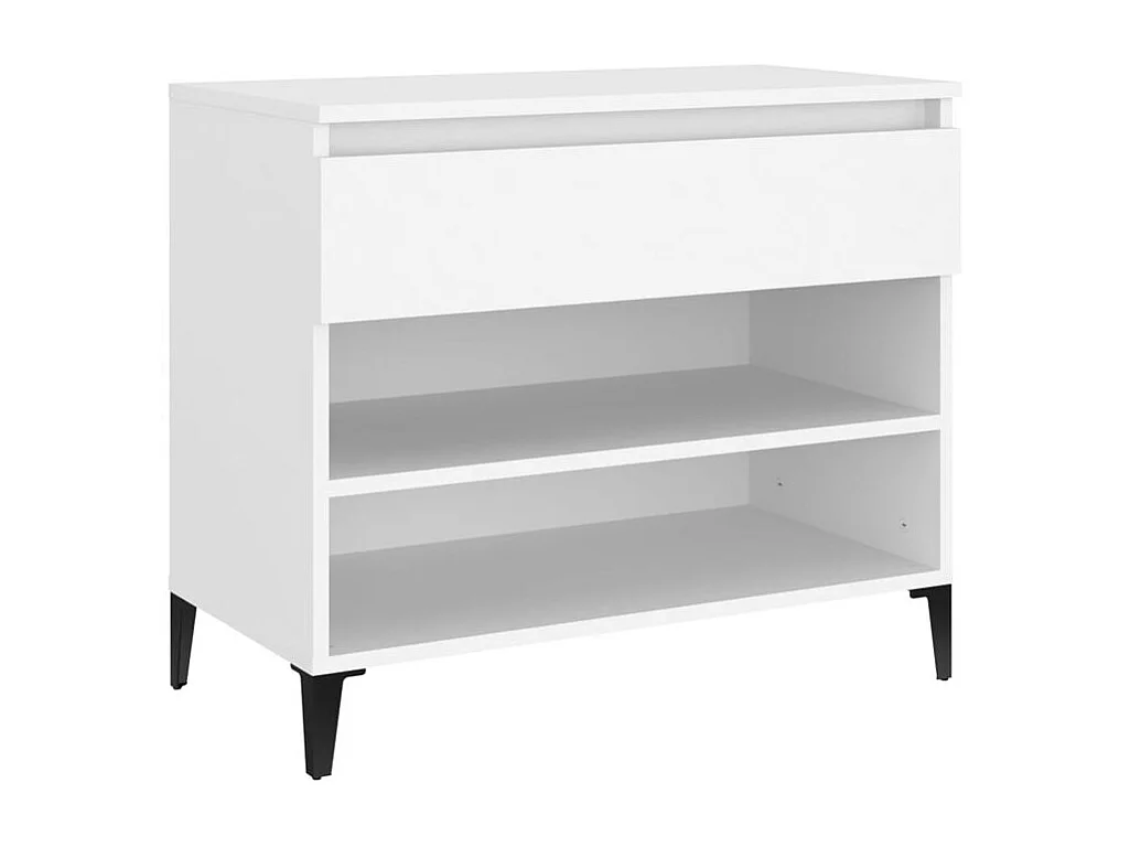 Armoire à chaussures Blanc 70x36x60 Bois d'ingénierie