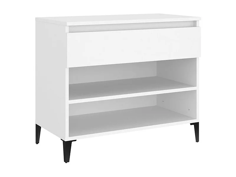 Armoire à chaussures Blanc 70x36x60 Bois d'ingénierie