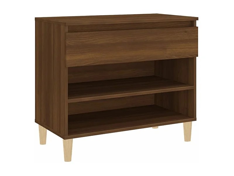 Armoire à chaussures Chêne marron 70x36x60 Bois d'ingénierie