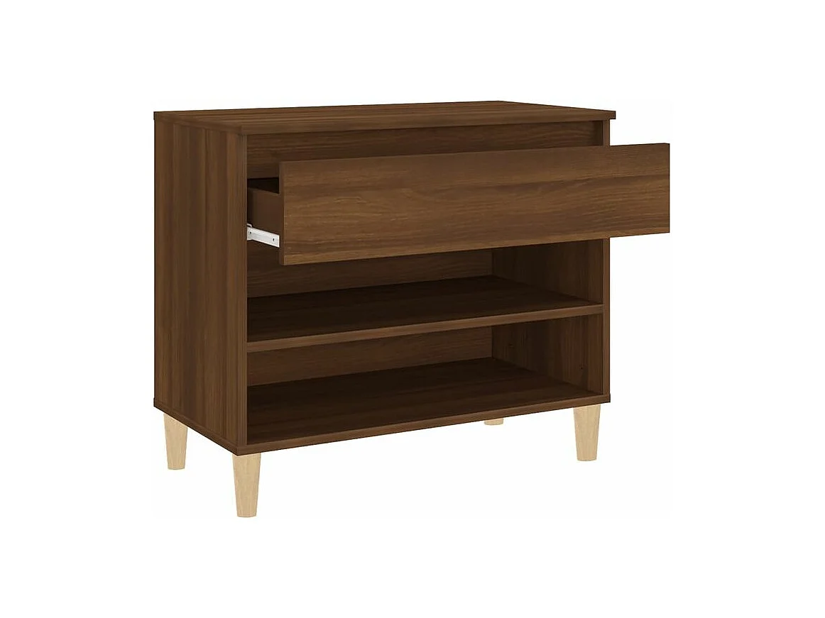 Armoire à chaussures Chêne marron 70x36x60 Bois d'ingénierie