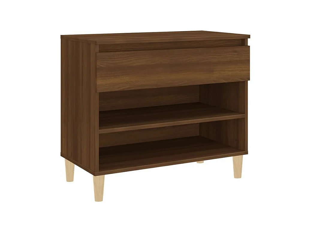Armoire à chaussures Chêne marron 70x36x60 Bois d'ingénierie