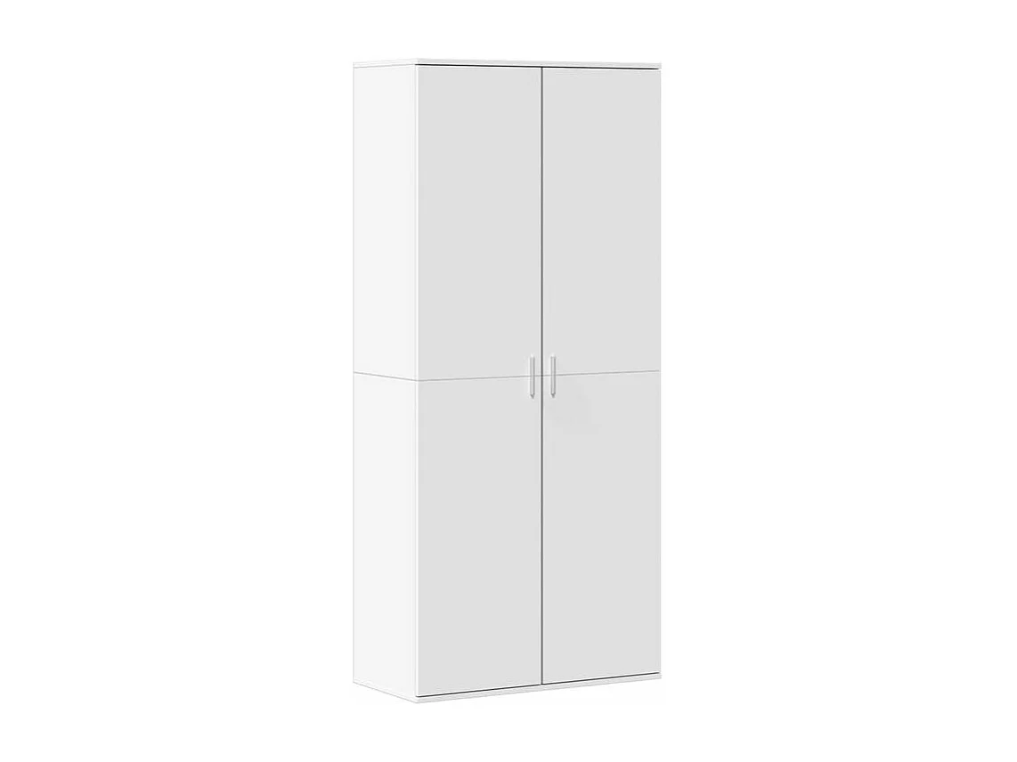 Armoire à chaussures Blanc 80x39x178 Bois d'ingénierie