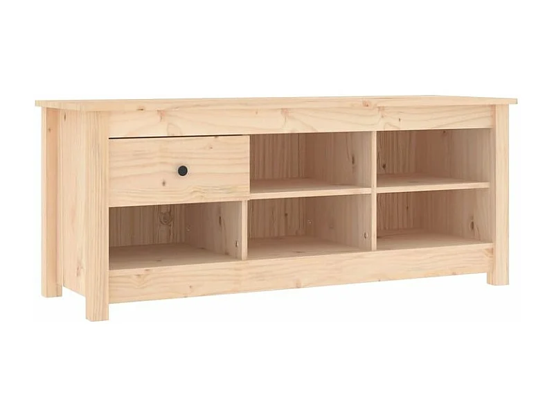 Armoire à chaussures 110x38x45,5 Bois de pin massif