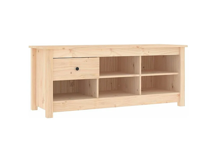 Armoire à chaussures 110x38x45,5 Bois de pin massif
