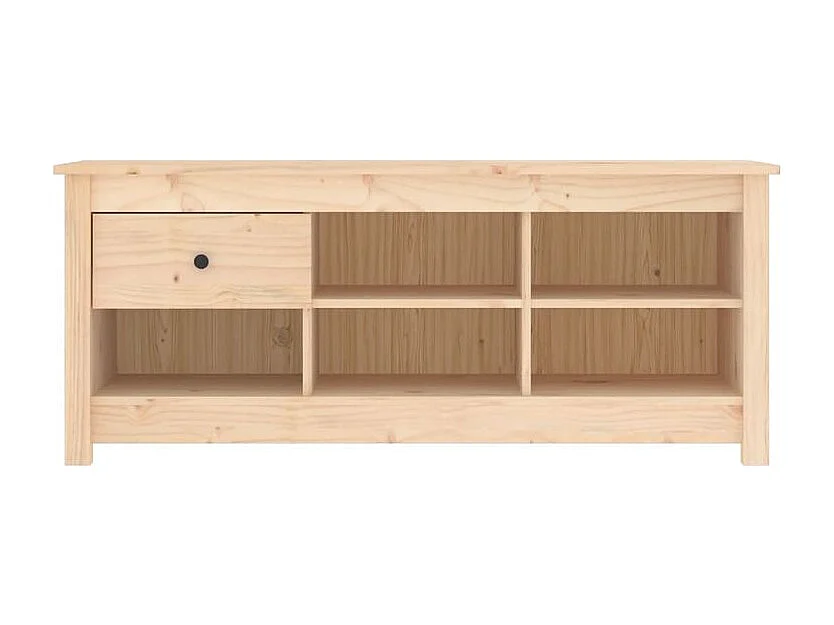 Armoire à chaussures 110x38x45,5 Bois de pin massif