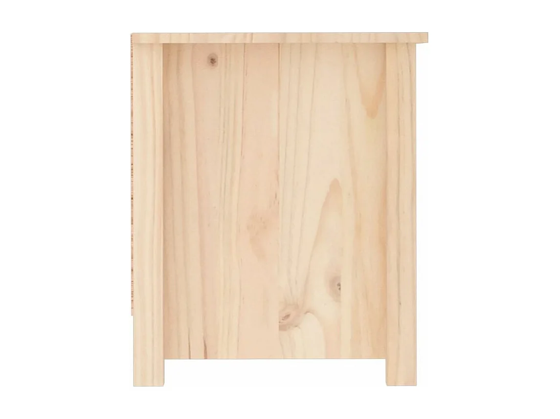 Armoire à chaussures 110x38x45,5 Bois de pin massif