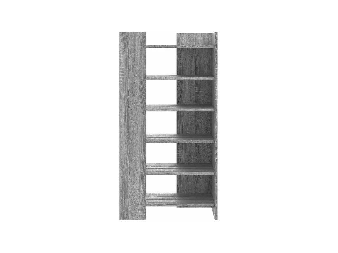 Armoire à chaussures sonoma gris 52x37,5x100