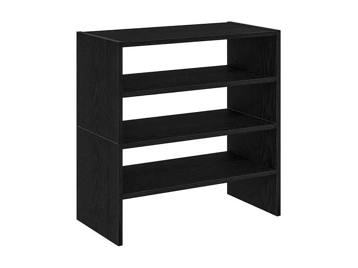 Étagères à chaussures 2 pcs empilable chêne marron 60x30x30,5