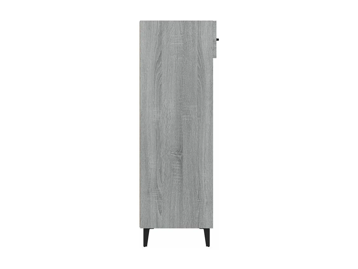 Armoire à chaussures Sonoma gris 60x35x105 Bois d'ingénierie