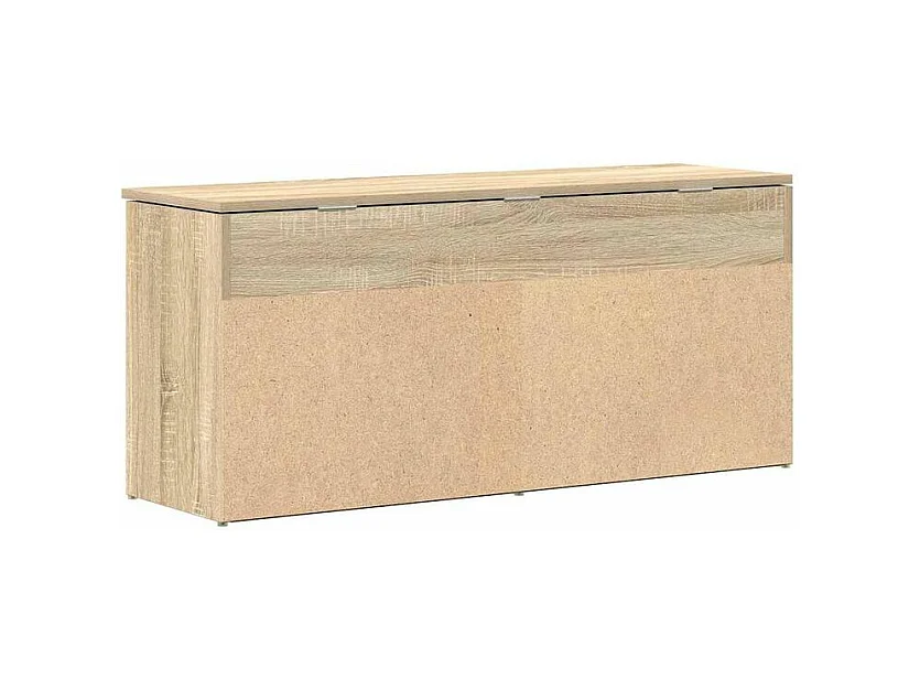 Banc à chaussures chêne sonoma 102x30,5x45 bois d'ingénierie