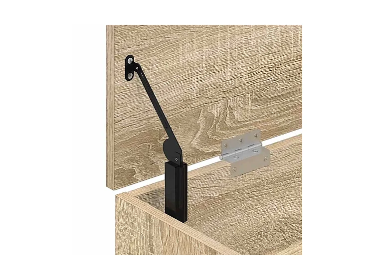 Banc à chaussures chêne sonoma 102x30,5x45 bois d'ingénierie