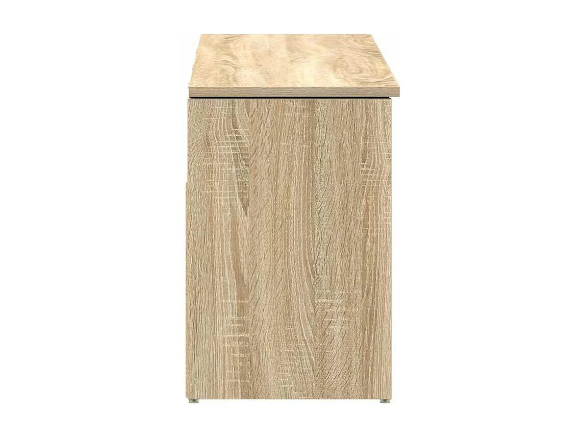 Banc à chaussures chêne sonoma 102x30,5x45 bois d'ingénierie