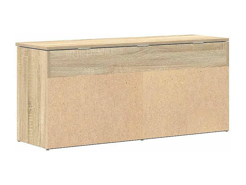 Banc à chaussures chêne sonoma 102x30,5x45 bois d'ingénierie