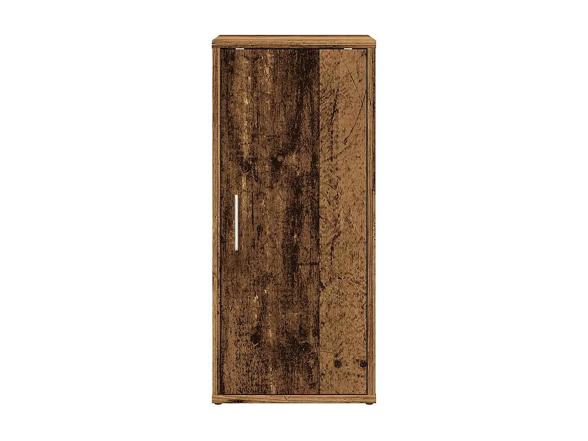 Armoire à chaussures vieux bois 32x35x70 bois d'ingénierie