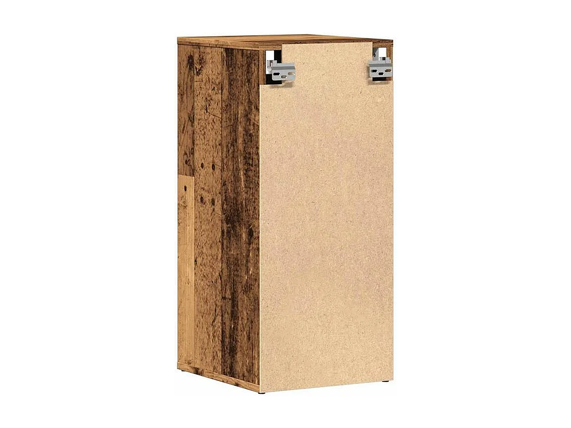 Armoire à chaussures vieux bois 32x35x70 bois d'ingénierie