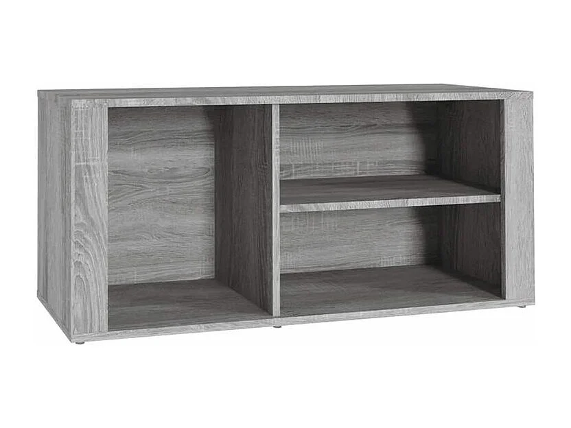 Armoire à chaussures Sonoma gris 100x35x45 Bois d'ingénierie